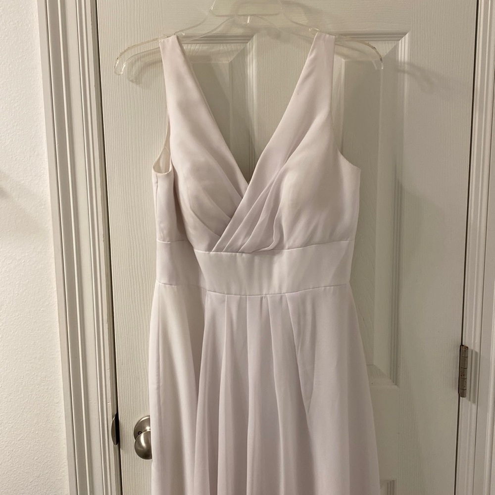 white gown, size 6